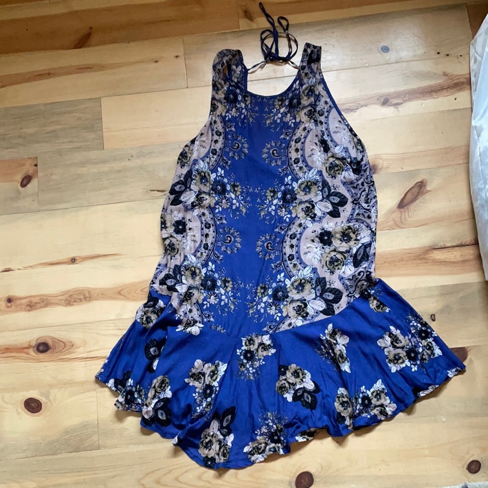 Free People Floral Slip Dress